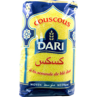 DARI COUSCOUS MOYEN 12X1 KG