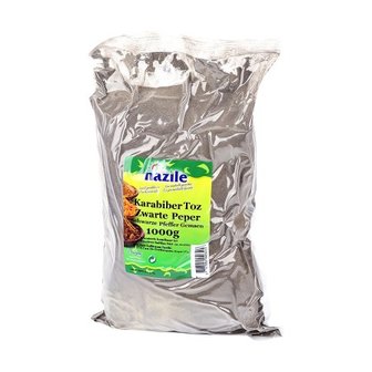 NAZILE ZWARTE PEPER GEMALEN 1 KG