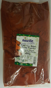 NAZILE TATLI TOZ BIBER 1 KG