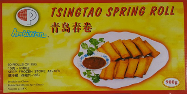 TSINGTAO SPRING ROLLS LOEMPIA 10X15 GR