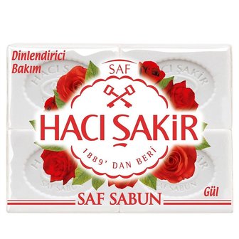 HACI SAKIR BEYAZ SABUN GULLU 15X600 GR