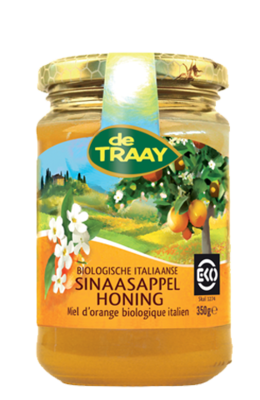 DE TRAAY EKO SINAASAPPEL HONING 6X350 GR