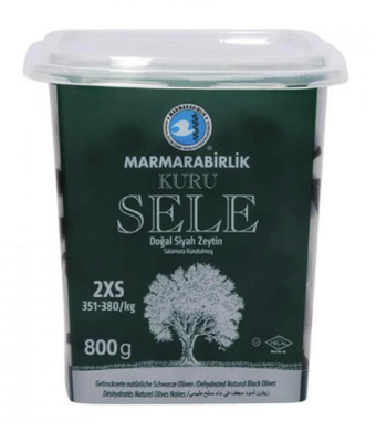MARMARABIRLIK KURU SELE ZWARTE OLIJVEN 2XS 6X800 GR