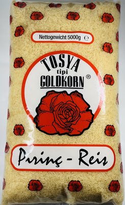 GULLU SARI PIRINC PARBOILED 4X5 KG