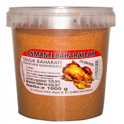 OSMANLI TAVUK BAHARATI 6X1 KG