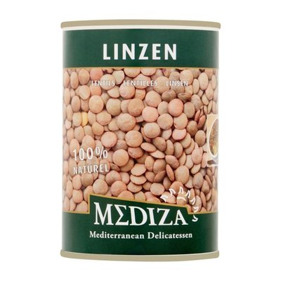 MEDIZA HASLANMIS MERCIMEK 12X400 GR