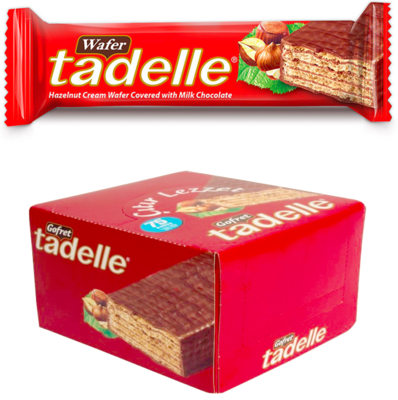 TADELLE GOFRET WAFELS CHOCOLADE 24X35 GR