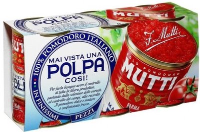 MUTTI POLPA GESNEDEN TOMAAT 8x3X400 GR