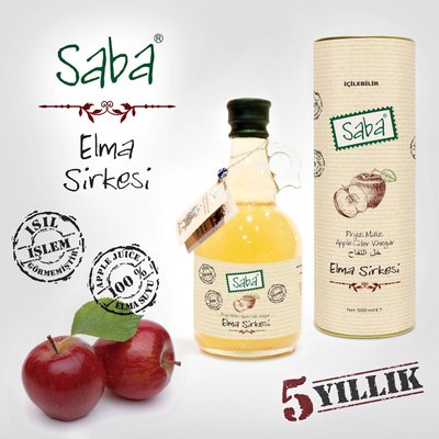 SABA DOGAL ELMA SIRKESI 24X500 ML