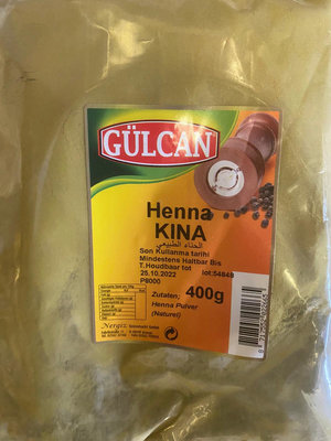 GULCAN HENNA 20X400 GR