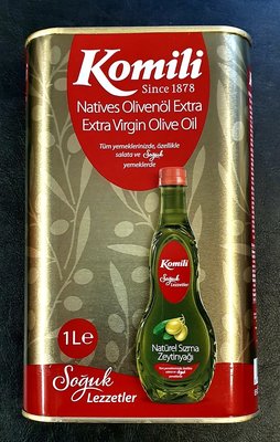 KOMILI OLIJFOLIE EXTRA VIRGIN 6X1 LT