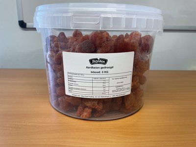 TAZEDEN GEDROOGTE AARDBEI 3 KG