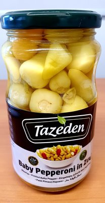 TAZEDEN RONDE PEPPERONI IN ZUUR 12X370 CC