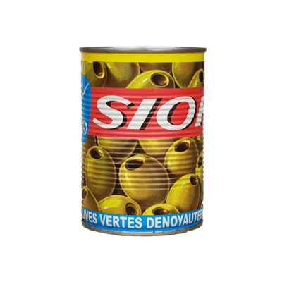 SIOF GROENE OLIJVEN ZONDER PIT 24X500 GR