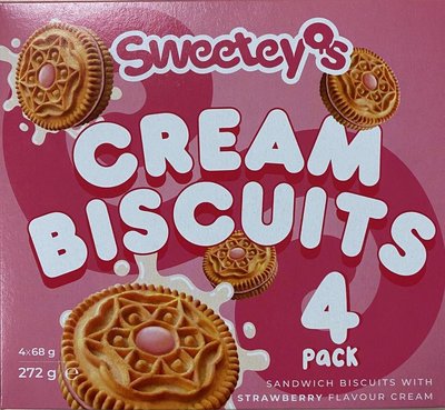 SWEETEYS CILEKLI BISKUI 24X4X68 GR