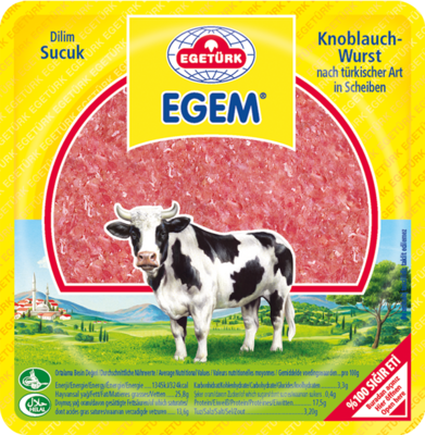 EGETURK EGEM RUNDER SALAMI 16X150 GR