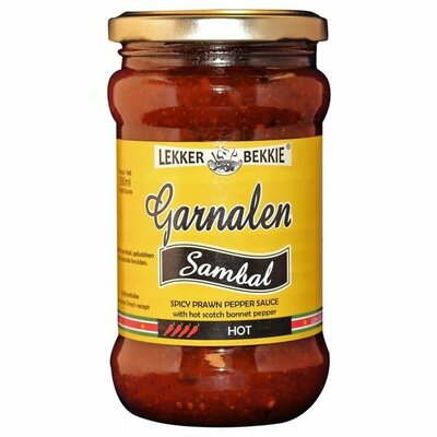 LEKKER BEKKIE GARNALEN SAMBAL  6X290 ML