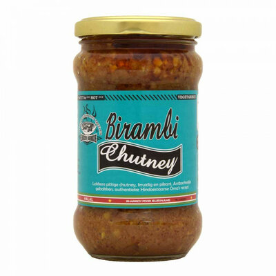 LEKKER BEKKIE BIRAMBI CHUTNEY  6X290 ML