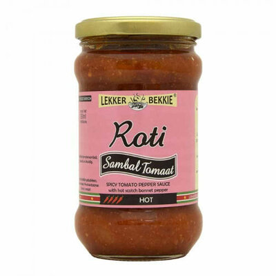 LEKKER BEKKIE ROTI SAMBAL TOMATEN  6X290 ML