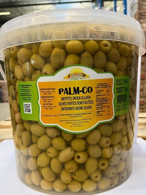 PALMCO GROEN OLIJVEN ZONDER PIT 19/21  6 KG