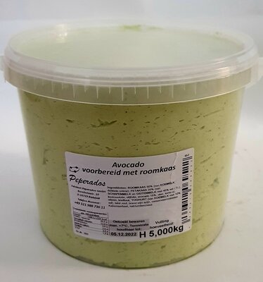 PEPERADOS AVOCADO MET ROOMKAAS  5 KG