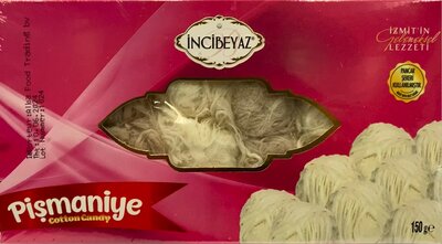 INCI BEYAZ PISMANIYE SADE&KAKAOLU  24X150 GR