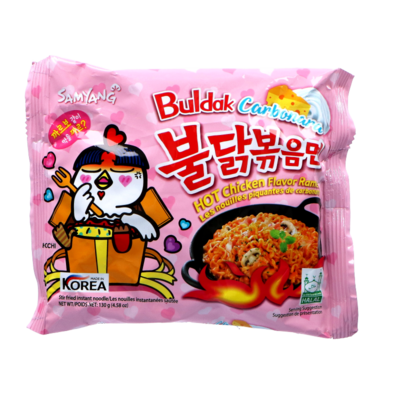 SAM YANG  BULDAK  HOT CHICKEN CARBO 8X5X130 GR