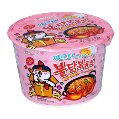 Samyang | Buldak Ramen Hot Chicken Carbo Big Bowl | 16x105g.