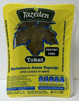 TAZEDEN SALAMURA YAPRAK VAKUM 8X475 GR OZEL