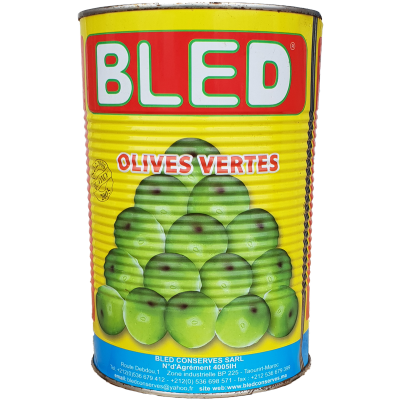 BLED GROENE OLIJVEN MET PIT 3X3 KG