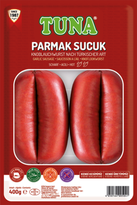 TUNA PARMAK KNOFLOOKWORST 10X1 KG