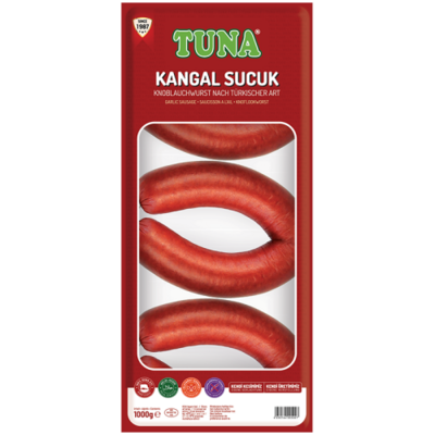 TUNA KANGAL KNOFLOOKWORST 10X1 KG
