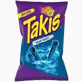 TAKIS CHIPS BLUE HEAT 20X93 GR