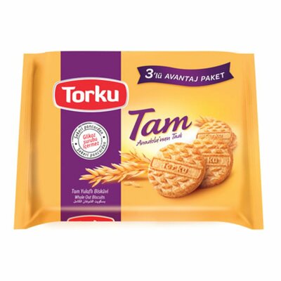 TORKU TAM YULAF BISKUVI 12X3X125 GR