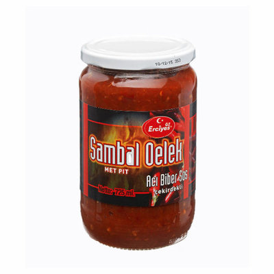 ERCIYES SAMBAL OELEK MET PIT 6X725 GR