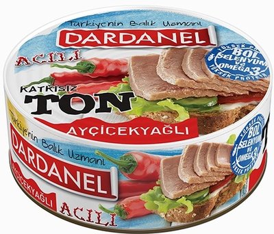 DARDANEL TONIJN ZONNEBLOEMOLIE HEET 24X160 GR