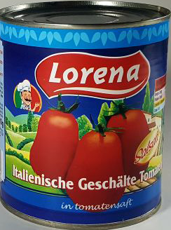 LORENA GEPELDE TOMATEN 12X800 GR