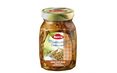 SERA GROENE OLIJVENSALADE 12X350 GR