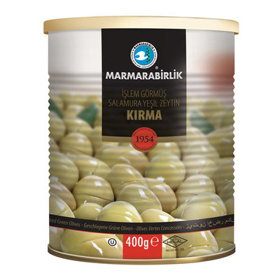 MARMARABIRLIK KIRMA YESIL ZEYTIN 6X400 GR