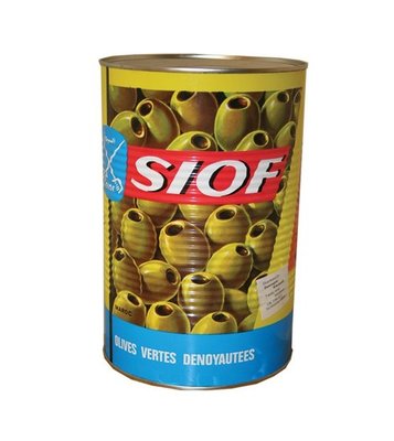 SIOF GROENE OLIJVEN ZONDER PIT 3X3 KG