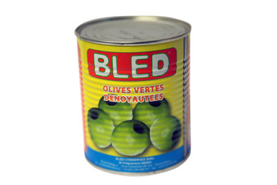 BLED GROENE OLIJVEN MET PIT 12X850 GR