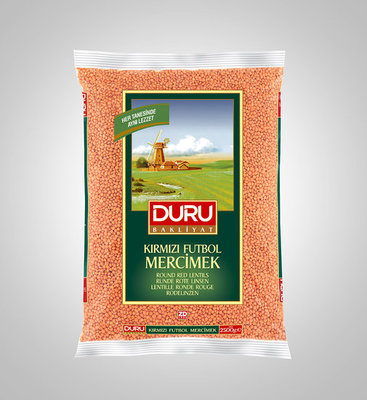 DURU KIRMIZI FUTBOL MERCIMEK 6X2.5 KG