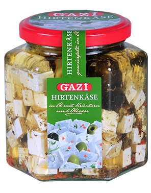 GAZI FETA BLOKJES MET OLIJVEN 6X375 GR