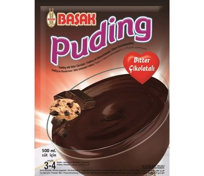 BASAK PUDDING CHOCOLADE BITTER 12X105 GR