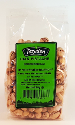 TAZEDEN IRAN PISTACHENOTEN 15X250 GR