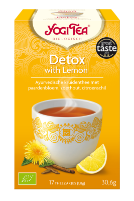 YOGI CAY DETOX WITH LEMON 6X17 ADET