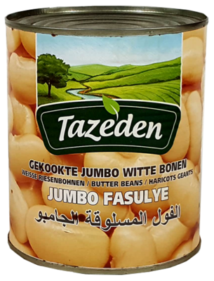 TAZEDEN JUMBO FASULYE HASLAMA 12X800 GR