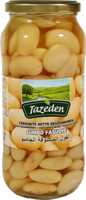 TAZEDEN JUMBO FASULYE HASLAMA 12X580 ML