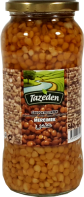 TAZEDEN YESIL MERCIMEK HASLAMA 12X580 GR