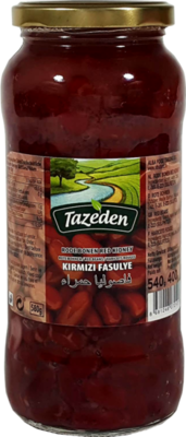 TAZEDEN KIRMIZI FASULYE HASLAMA 12X580 GR